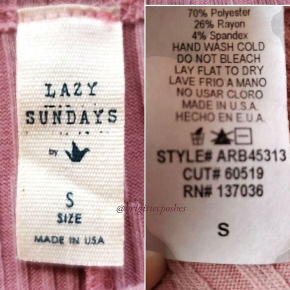 Paper Crane Lazy Sundays Pink Dress Size Sm - Picture 12 of 12